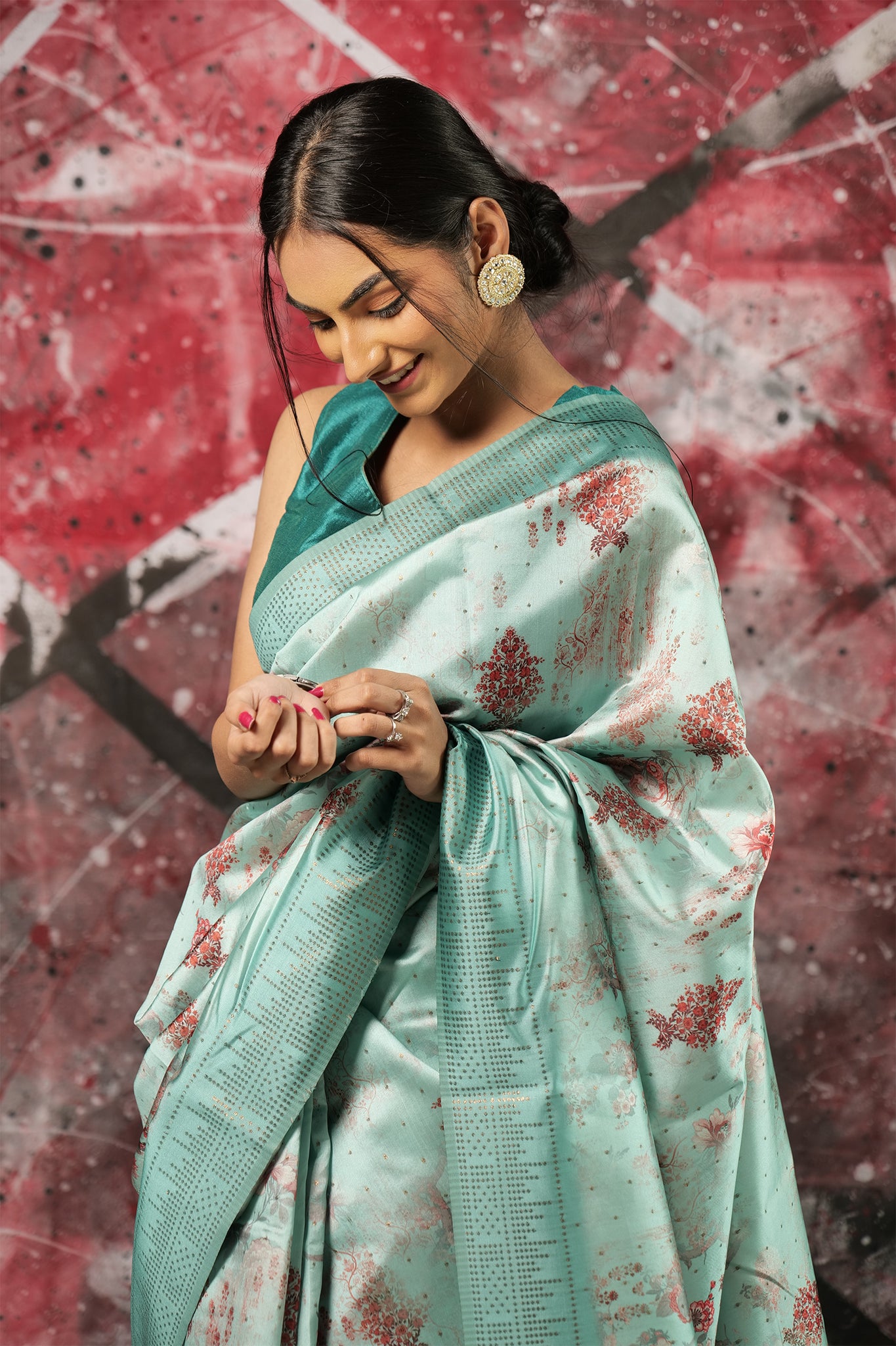 Silk Digital Printed Saree